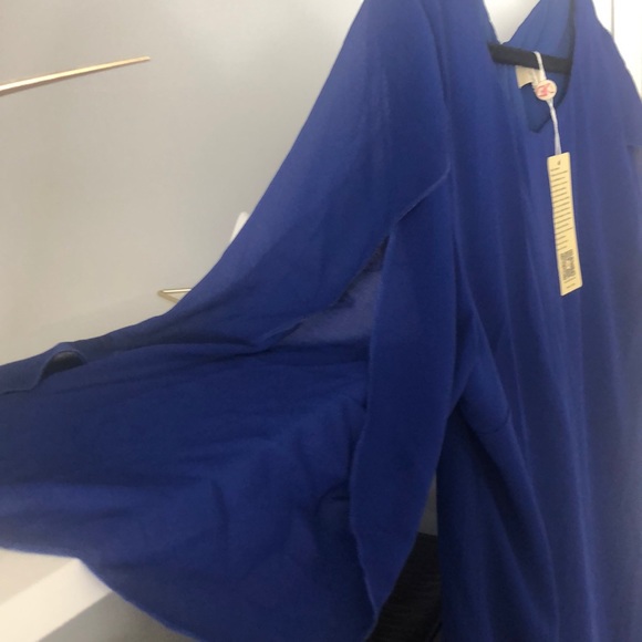 100% polyester lined dress flutter sleeves XL - Picture 4 of 5